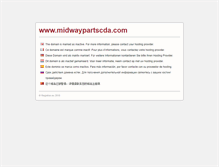 Tablet Screenshot of midwaypartscda.com